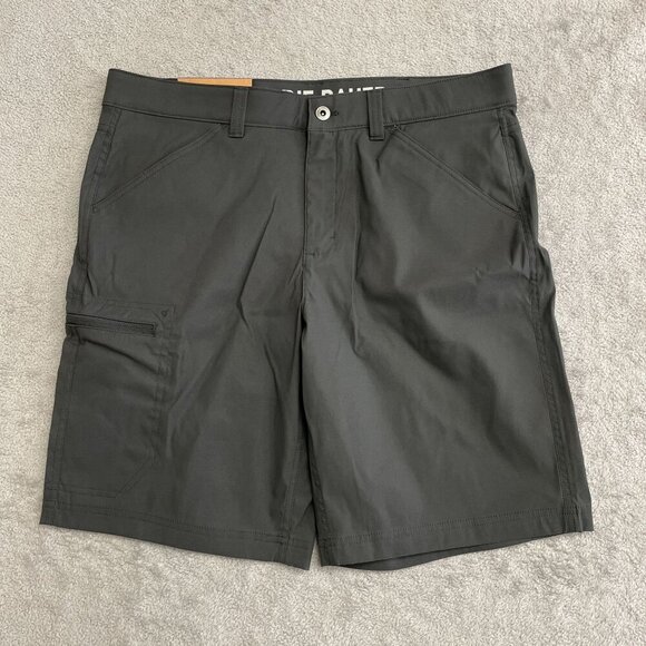 NEW Eddie Bauer Rainier 10” Tech Shorts Men’s 36 Cargo Outdoor Black J164 - Picture 2 of 7